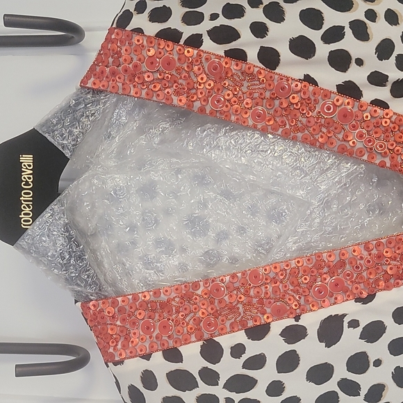 Roberto Cavalli beaded jersey dress, multicolor, size 42 (US size 6) - Picture 11 of 11